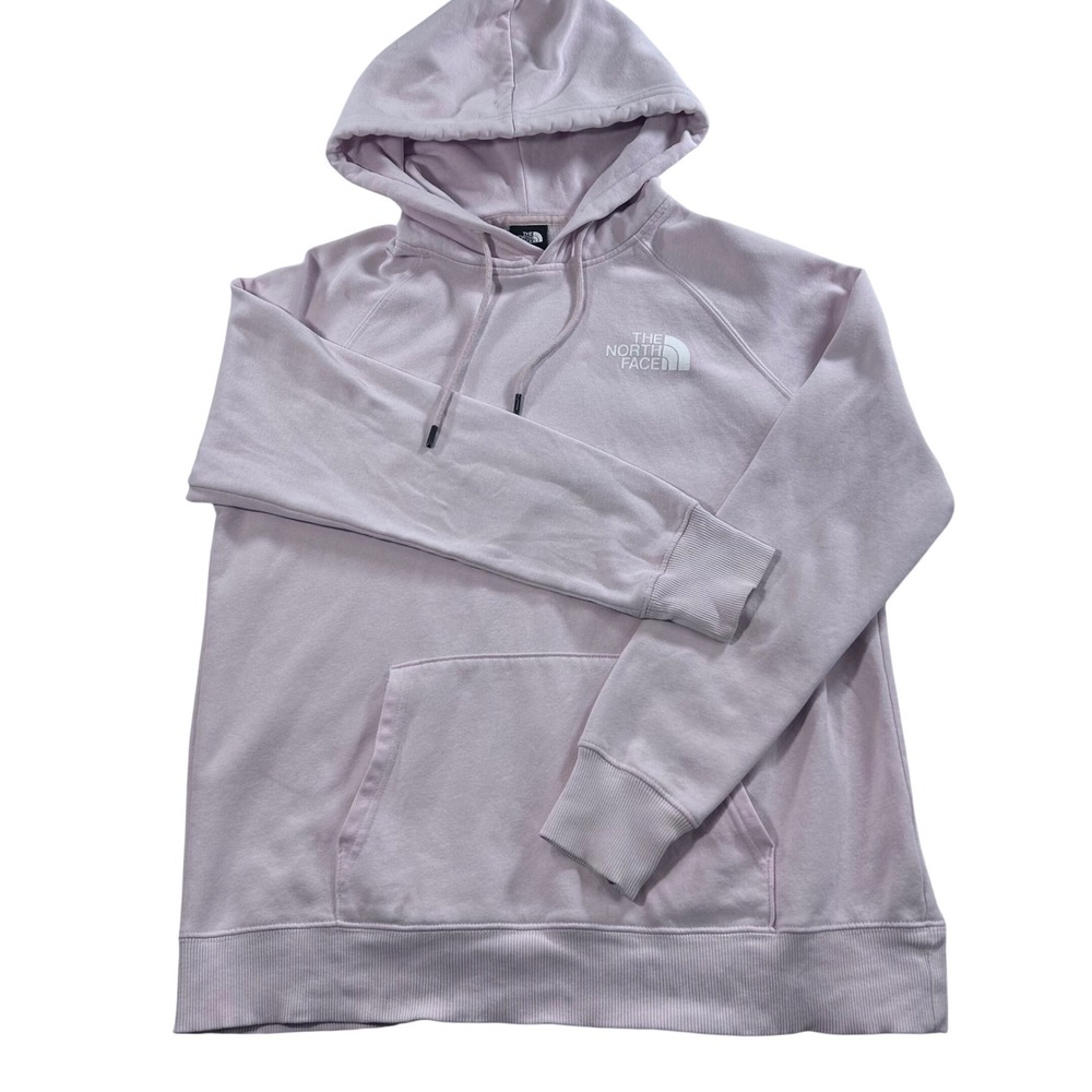 The North Face Womens Fleece Hoodie Pullover Pink "Never Stop Exploring"‎ Size M